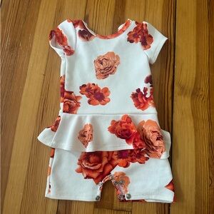 Dot dot smile vintage romper